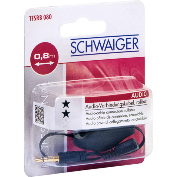 Schwaiger Audio Verbindung Mm Klinke Beidseitig Stecker Schwarz Hagebau At