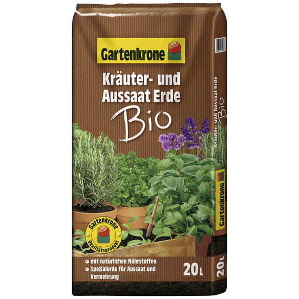 Gartenkrone Blumenerde »BIO«, für Aussaat und Vermehrung hagebau.at
