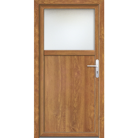 Meeth Nebeneingangstür »ProM 01«, golden oak, nach Außen öffnend hagebau.at