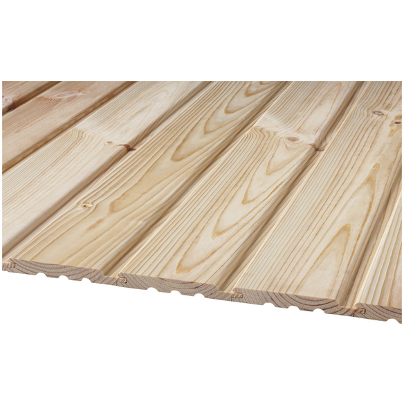 binderholz Profilbrett, Kiefer, BxH 9,6 x 300 cm, Stärke 12,5 mm