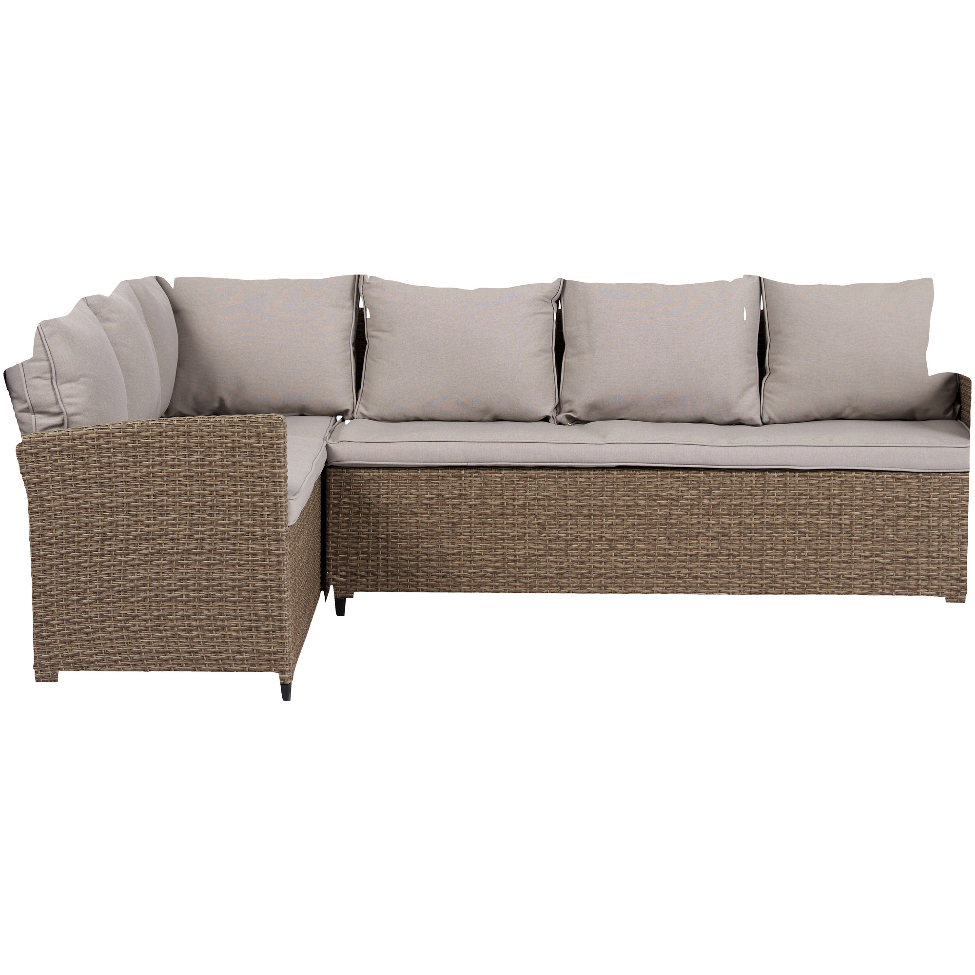 CASAYA DiningLounge »Durban«, 5 Sitzplätze, Metall/Polyrattan, inkl