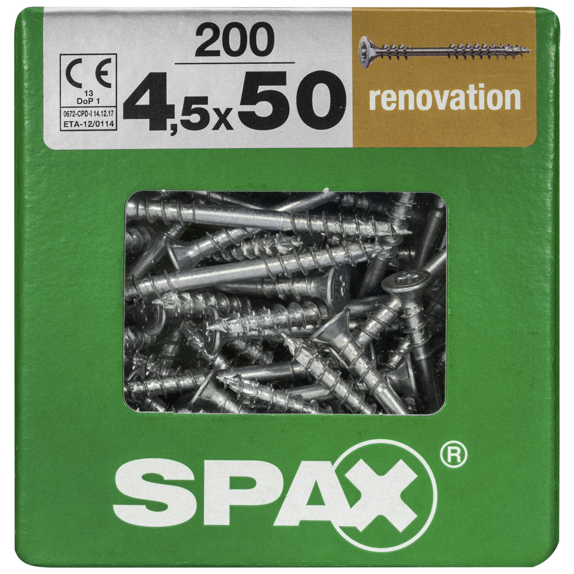 Spax Verlegeschraube 4 5 X 80 Mm