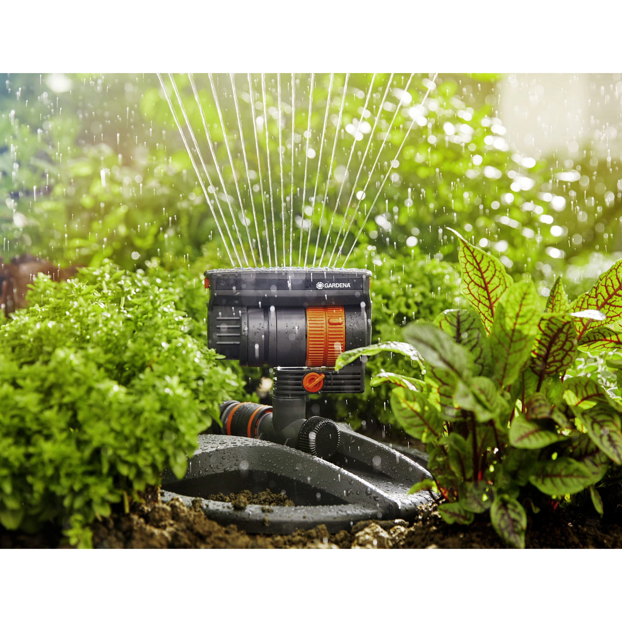 GARDENA Viereckregner »AquaZoom compact«, schwarz hagebau.at