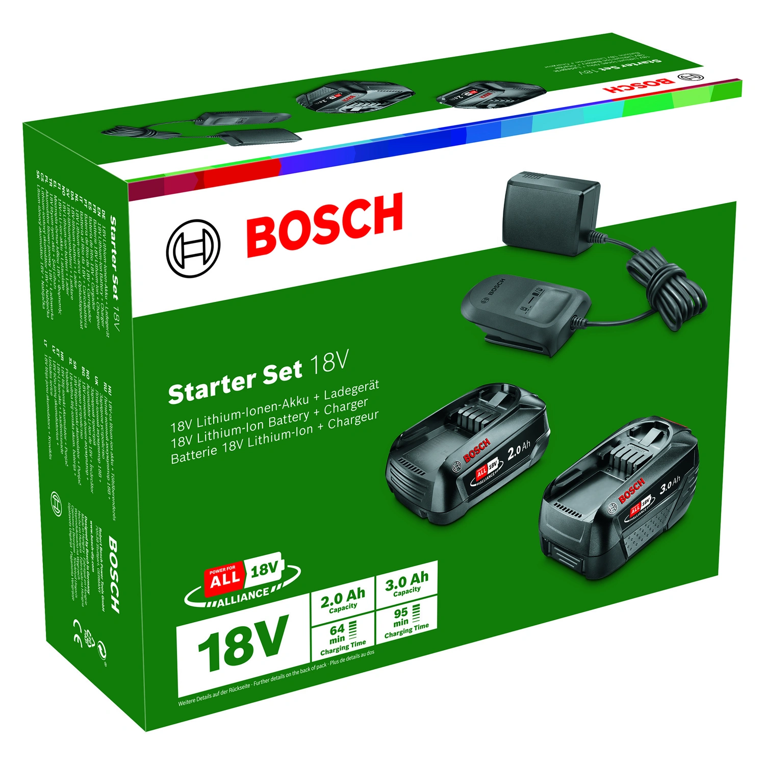 Hagebau Nadlinger - Bosch Batterie Starter Set 18 V 2.5 Ah