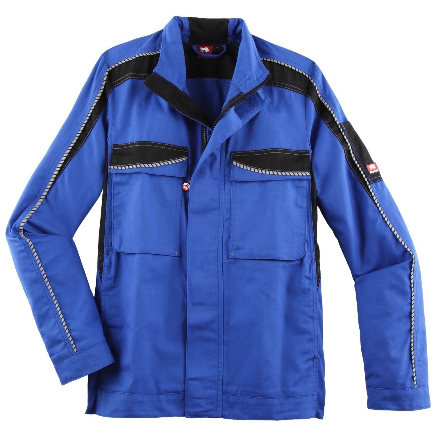 BULLSTAR Arbeitsjacke »EVO«, schwarz/kornblumenblau, Gr. Polyester/Baumwolle, XL