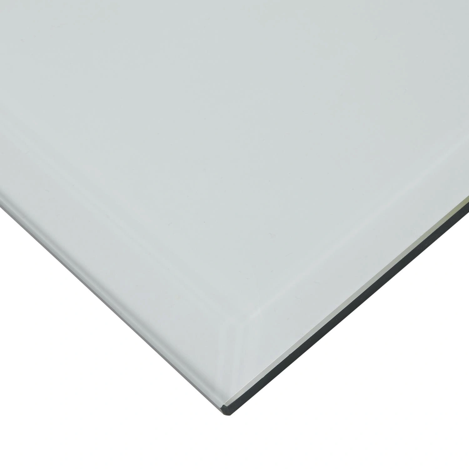 FIREFIX® Bodenplatte, viereckig, BxL: 100 x 100 cm, Stärke: 8 mm,  transparent 