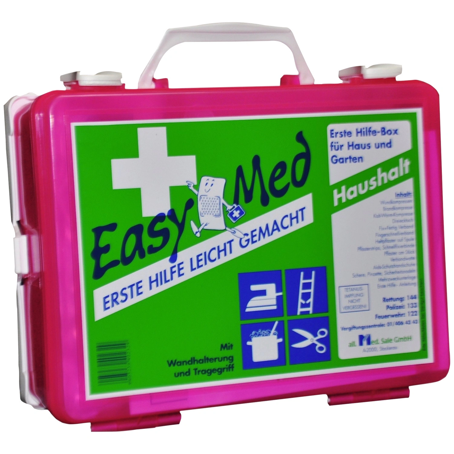 EasyMed Erste-Hilfe-Box, für den Haushalt 
