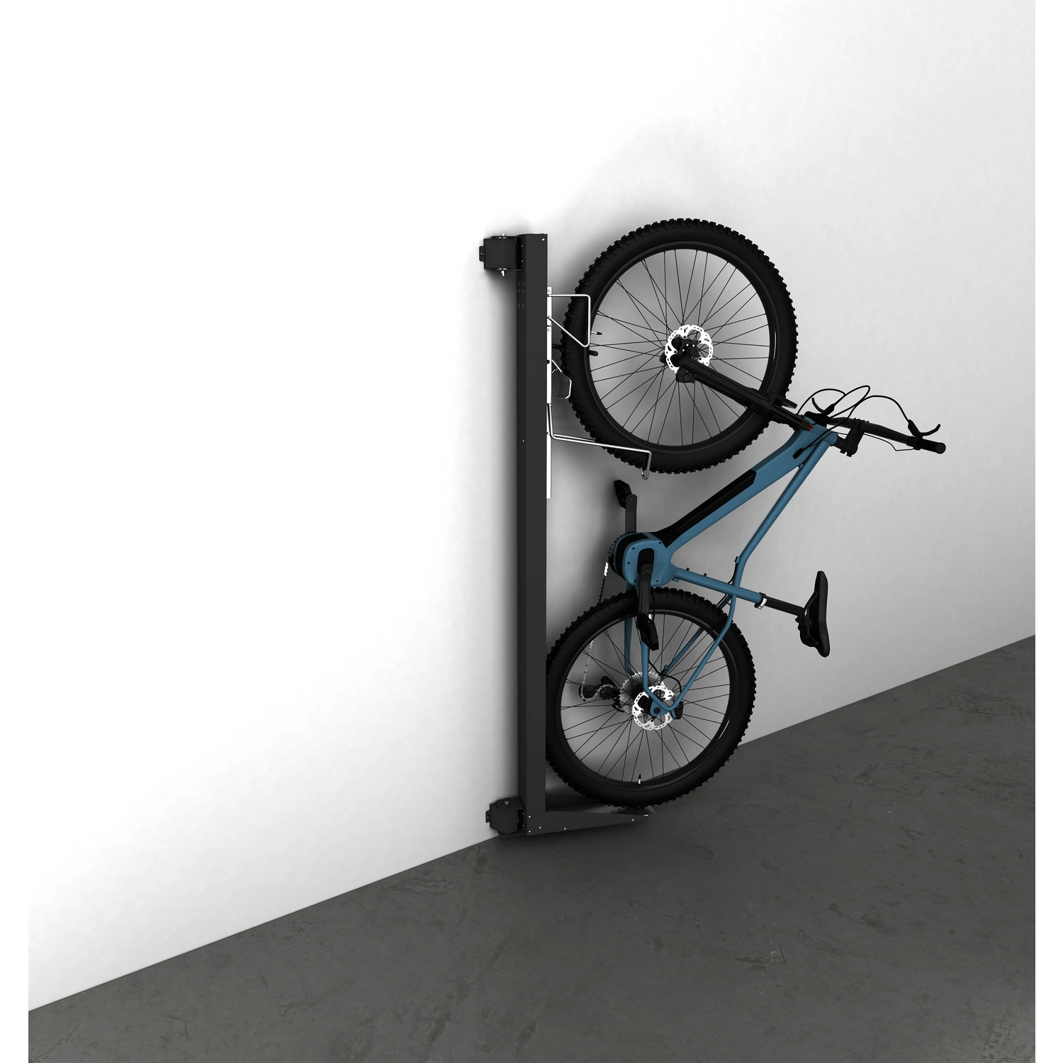 BIOHORT Fahrradhalterung, Länge: 180 cm, dunkelgrau-metallic, für