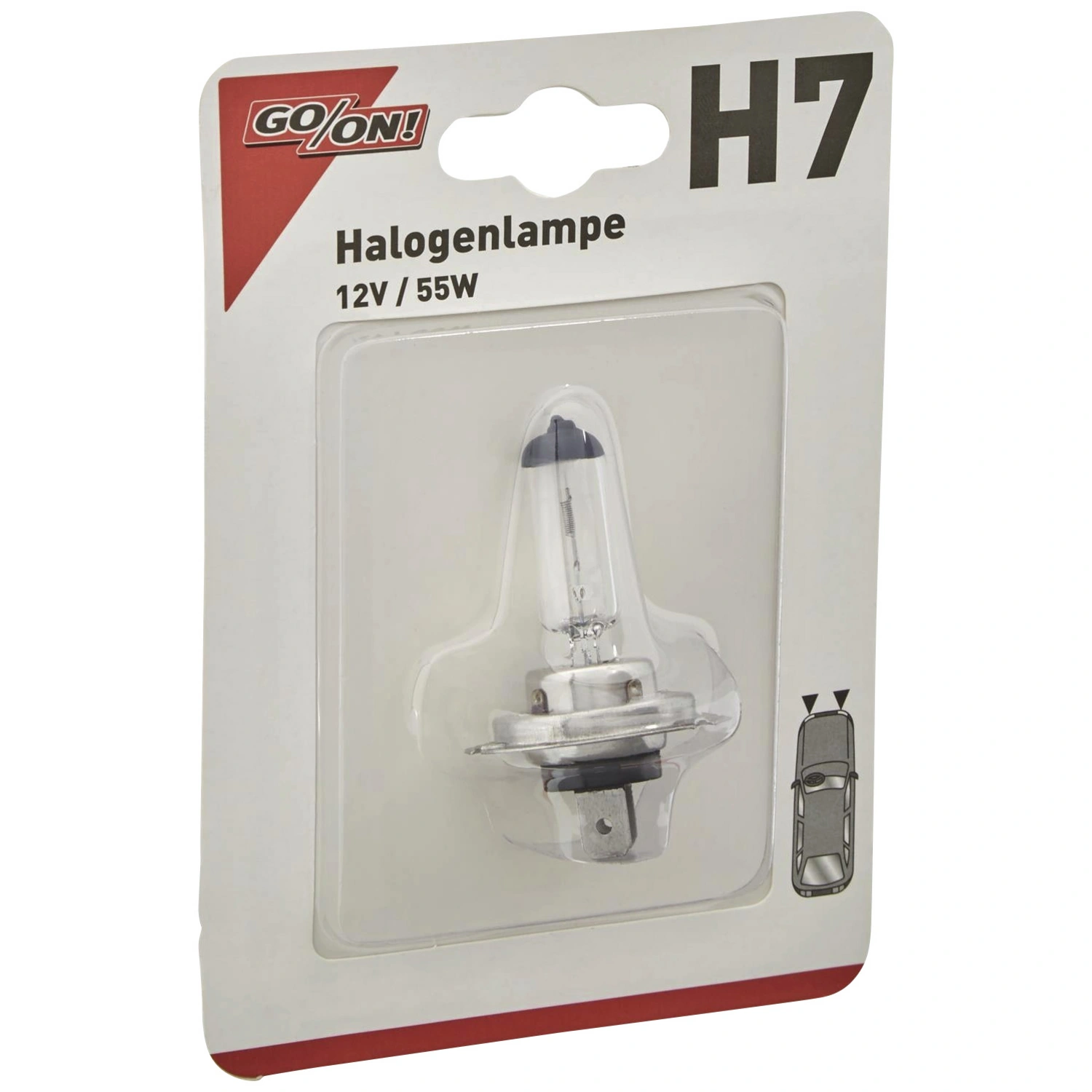 GO/ON! Halogenlampe, H7, PX26d, 55 W, 1 Stück 
