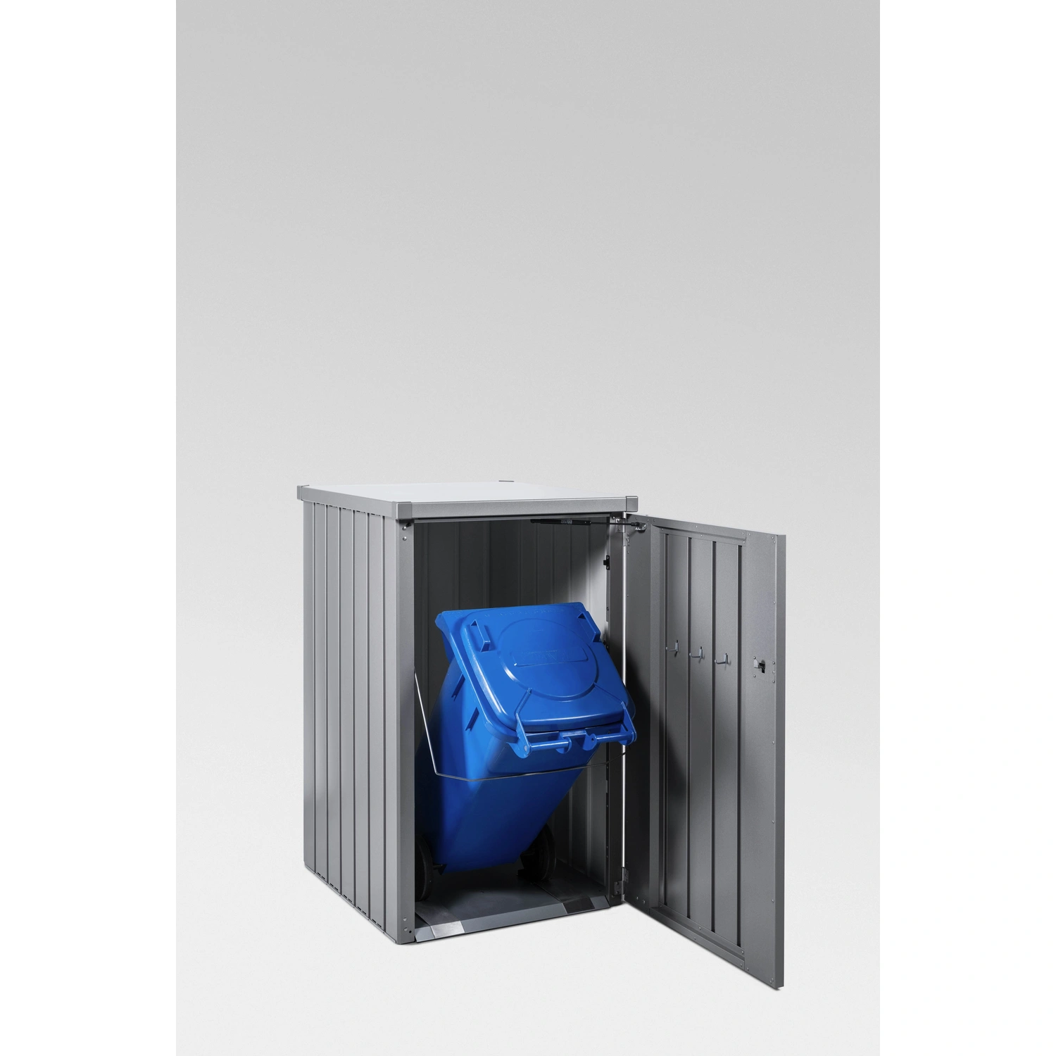 BIOHORT Mülltonnenbox »Alex«, aus Stahlblech, 80x129x88cm (BxHxT), 740  Liter