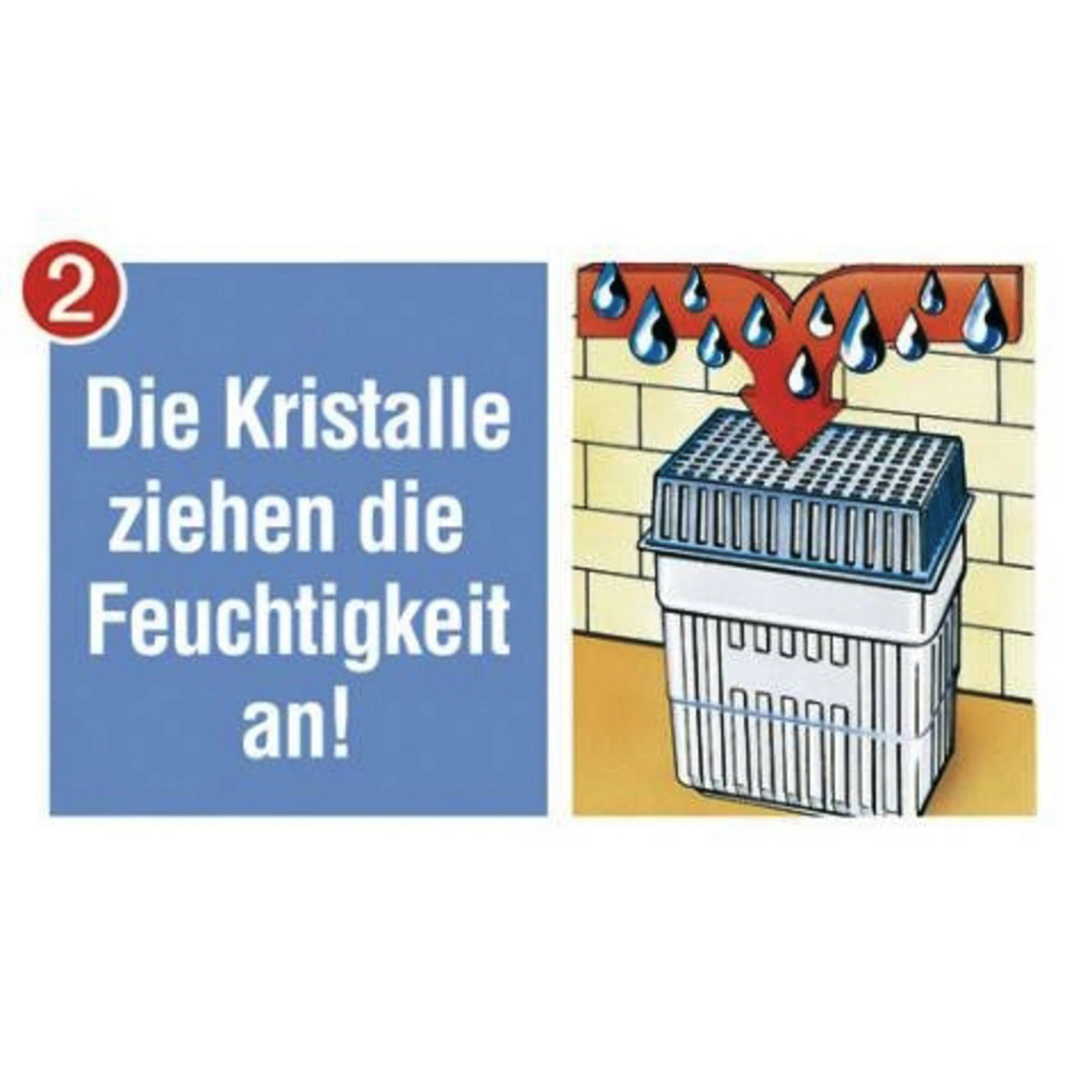 WENKO Nachfüllpaket für Luftentfeuchter »Feuchtigkeitskiller«, 160