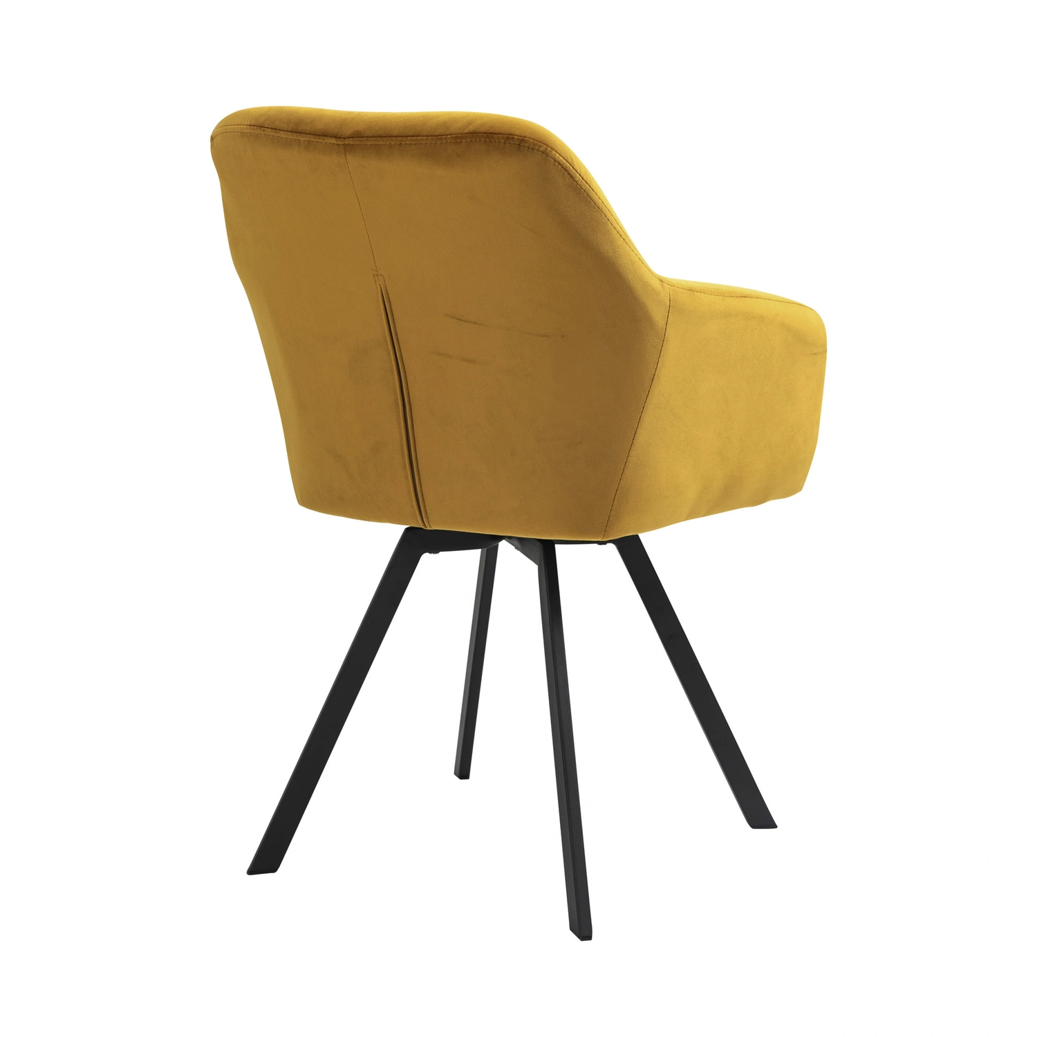 Stuhl, 85 cm, Höhe: SalesFever senffarben/schwarz