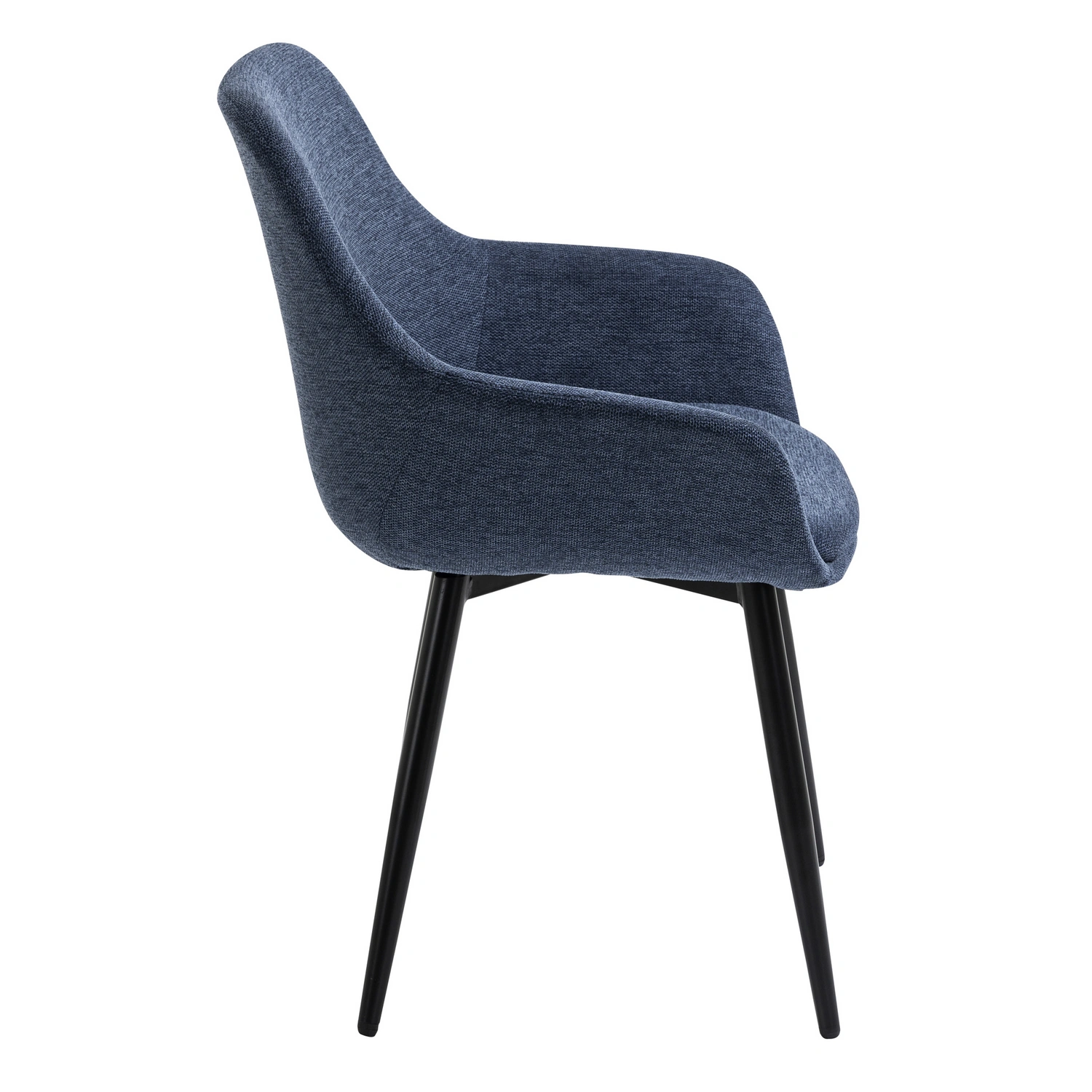 SalesFever Stuhl, Höhe: 86 cm, stk 2 dunkelblau/schwarz