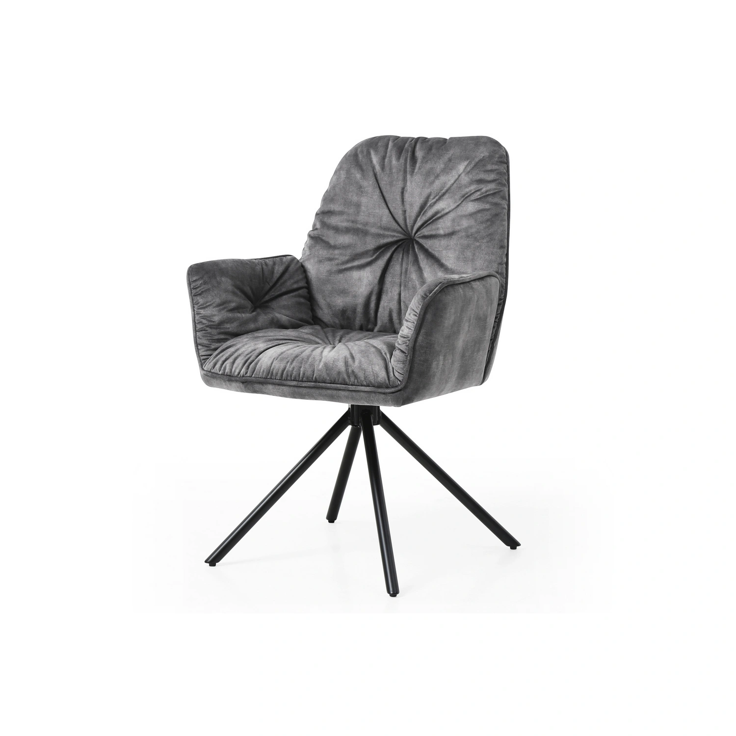SalesFever Stuhl, 90 cm, Höhe: grau/schwarz