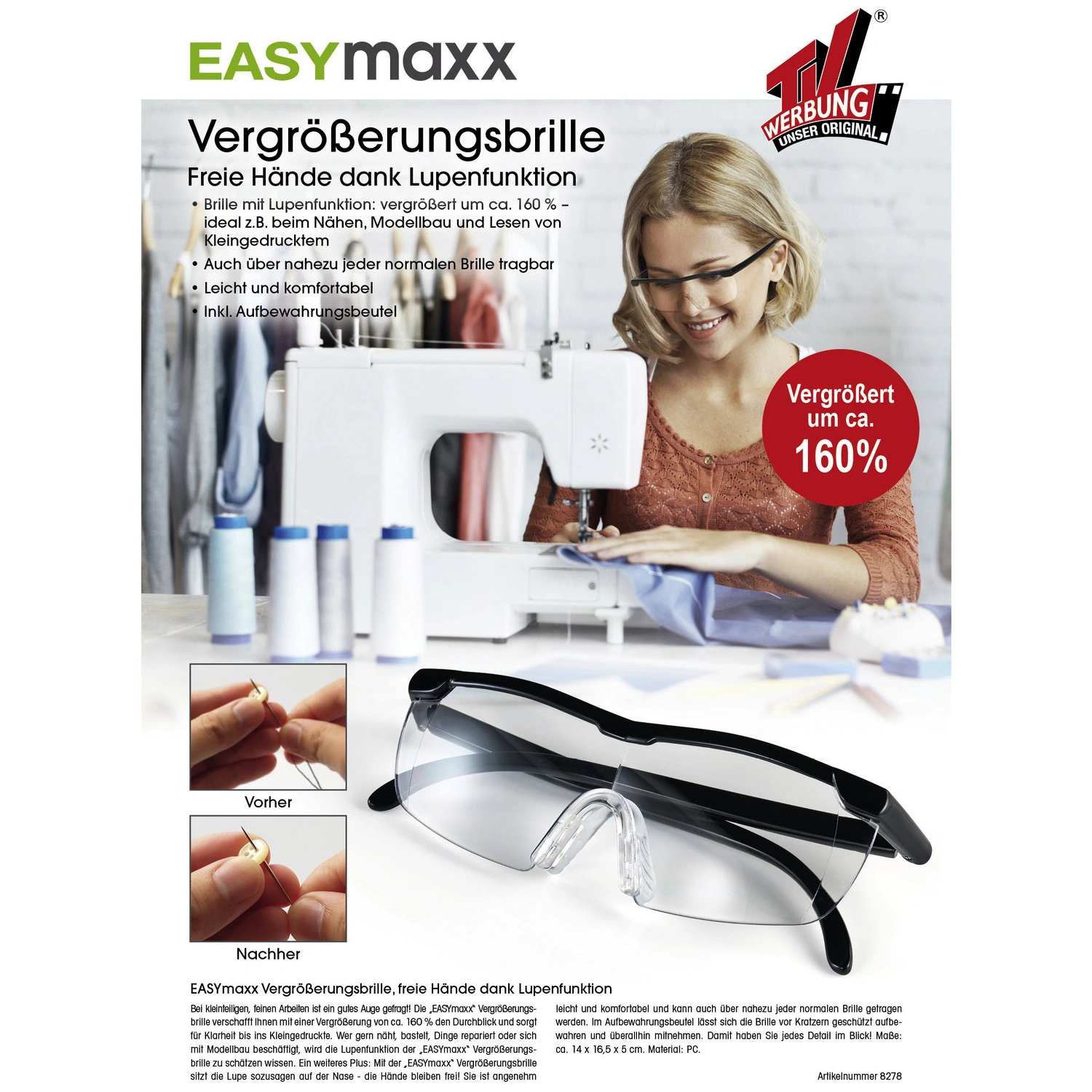 EASYMAXX Vergrößerungsbrille | Ferngläser & Optik