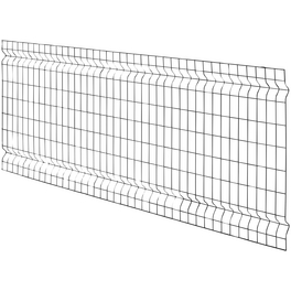 3D-Felder-Zaunmatte, HxLxT: 100 x 200 x 4 cm, Stahl, anthrazit
