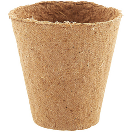 Anzuchttopf, Höhe: 6,5 cm, braun, Naturfaser Anzuchttopf, Höhe: 6,5 cm, braun, Naturfaser