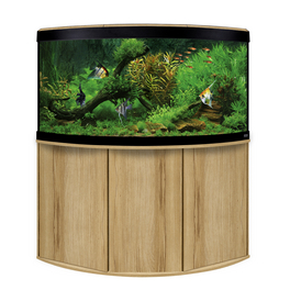 Aquariumkombination »Venezia«, BxHxL: 122 x 135 x 122 cm, Floatglas, buchenfarben Aquariumkombination »Venezia«, BxHxL: 122 x 135 x 122 cm, Floatglas, buchenfarben