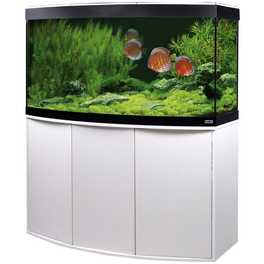 Aquariumkombination »Vicenza«, BxHxL: 121 x 134 x 92 cm, Floatglas, weiß