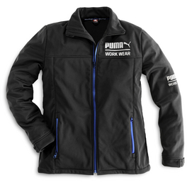Arbeitsjacke, carbon-black, Elastan/Polyester, Gr. XXL