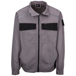 BULLSTAR Arbeitsjacke, Polyester/Baumwolle, Gr. XL schwarz/grau,