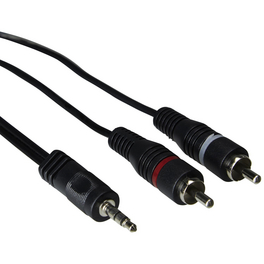 Audio-Adapter-Kabel, Schwarz