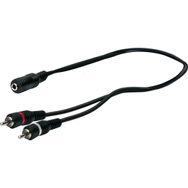 Audioadapter, 0,2 m stereo