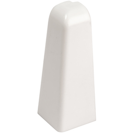 Außenecken, für Sockelleiste (6 cm), Dekor: Universal weiß, Kunststoff, 2 Stück
