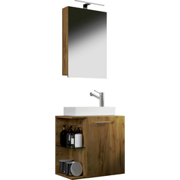 Badmöbel-Set »Hausa«, 3-teilig, mit Spiegelschrank Badmöbel-Set »Hausa«, 3-teilig, mit Spiegelschrank