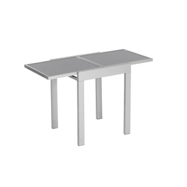 Balkontisch, mit Sicherheitsglas-Tischplatte, BxHxT: 65 x 75 x 130 cm