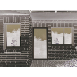 Balkontür, BxHxT: 90 x 200 x 7 cm, Dreifachverglasung, weiß