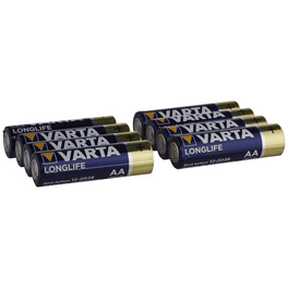 Batterie, LONGLIFE, AA Mignon, 1,5 V, 8 Stück