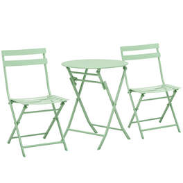 Bistro-Set, 2 Sitzplätze, Metall Bistro-Set, 2 Sitzplätze, Metall