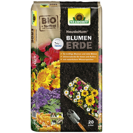 Blumenerde »NeudoHum«, für Zimmer-, Balkon- und Terrassenpflanzen, torffrei