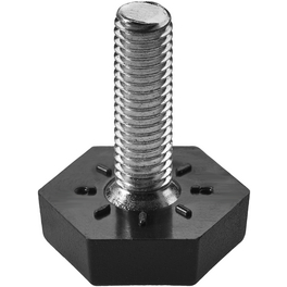 Bodenausgleichsschraube, BxHxT: 35 x 35 x 25 mm, schwarz Bodenausgleichsschraube, BxHxT: 35 x 35 x 25 mm, schwarz