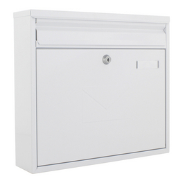 Briefkasten »Splashy White«, weiß, Stahl, (B x H:) 36 x 32 cm