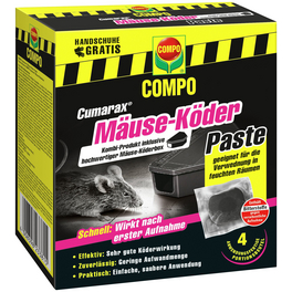 Cumarax® Mäuse-Köder Paste 40 g + Köderbox
