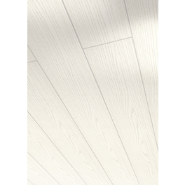 Dekorpaneele »Home«, Eschefarben weiß, Holzwerkstoff, Stärke: 10 mm