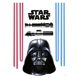 Dekosticker »Darth Vader and Lightsaber«, BxH: 50 x 70 cm