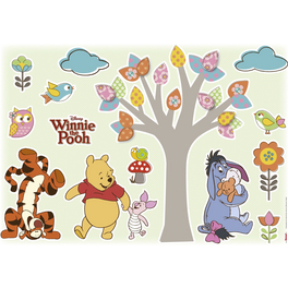 Dekosticker »Winnie Pooh Nature Lovers«, BxH: 50 x 70 cm