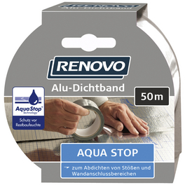 Dichtband, 50 m Rolle, Aluminiumfolie