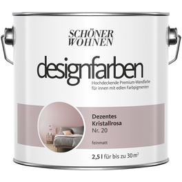 Dispersionsfarbe »Designfarben«, Dezentes Kristallrosa, matt