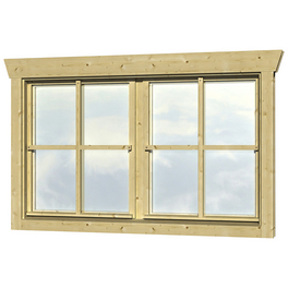 Doppelfenster, Holz, BxH: 134,2 x 88,3 cm