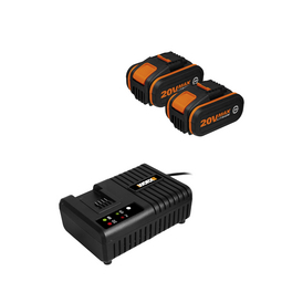 Dual-Ladegerät Set »PowerShare WA3611«, schwarz/orange Dual-Ladegerät Set »PowerShare WA3611«, schwarz/orange