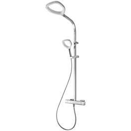 Duscharmatur »Splash«, Höhe: 103 cm, silberfarben/weiß Duscharmatur »Splash«, Höhe: 103 cm, silberfarben/weiß