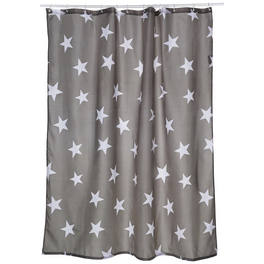 Duschvorhang »Nova«, BxH: 180 x 200 cm, Sterne, grau Duschvorhang »Nova«, BxH: 180 x 200 cm, Sterne, grau