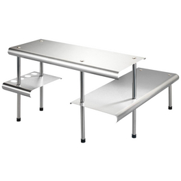 Eckregal, Silber Eckregal, Silber