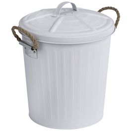 Eimer, abnehmbarer Deckel, 6 l, matt