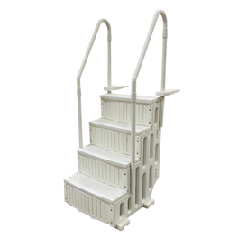 Einbautreppe »Festiva II«, weiß, für Pools von 120-140cm Tiefe Einbautreppe »Festiva II«, weiß, für Pools von 120-140cm Tiefe