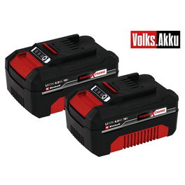 Ersatzakku, PXC-Twinpack, 4 Ah, 18 V, Lithium-Ionen, Rot | Schwarz Ersatzakku, PXC-Twinpack, 4 Ah, 18 V, Lithium-Ionen, Rot | Schwarz